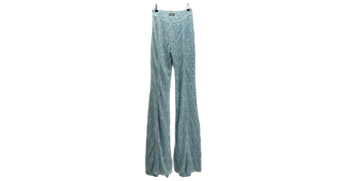 Autre Marque ROTATE Pantalones T.FR 36 Algodón Azul 