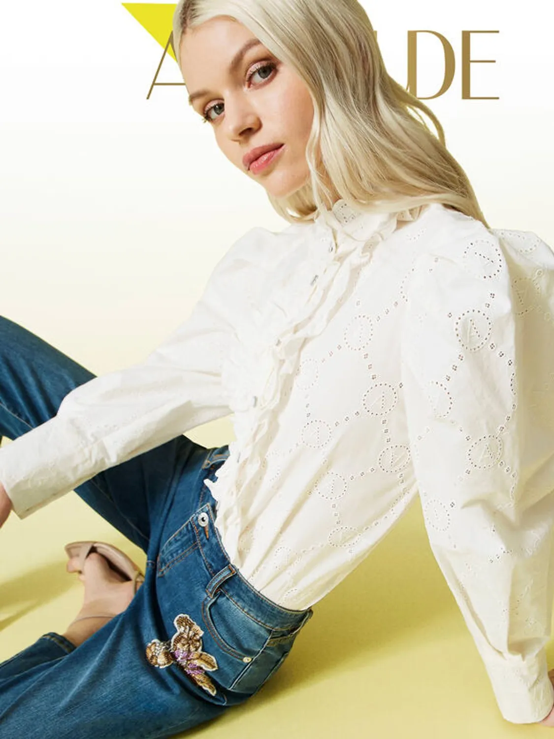 CAMISA DE ENCAJE TWIN SET