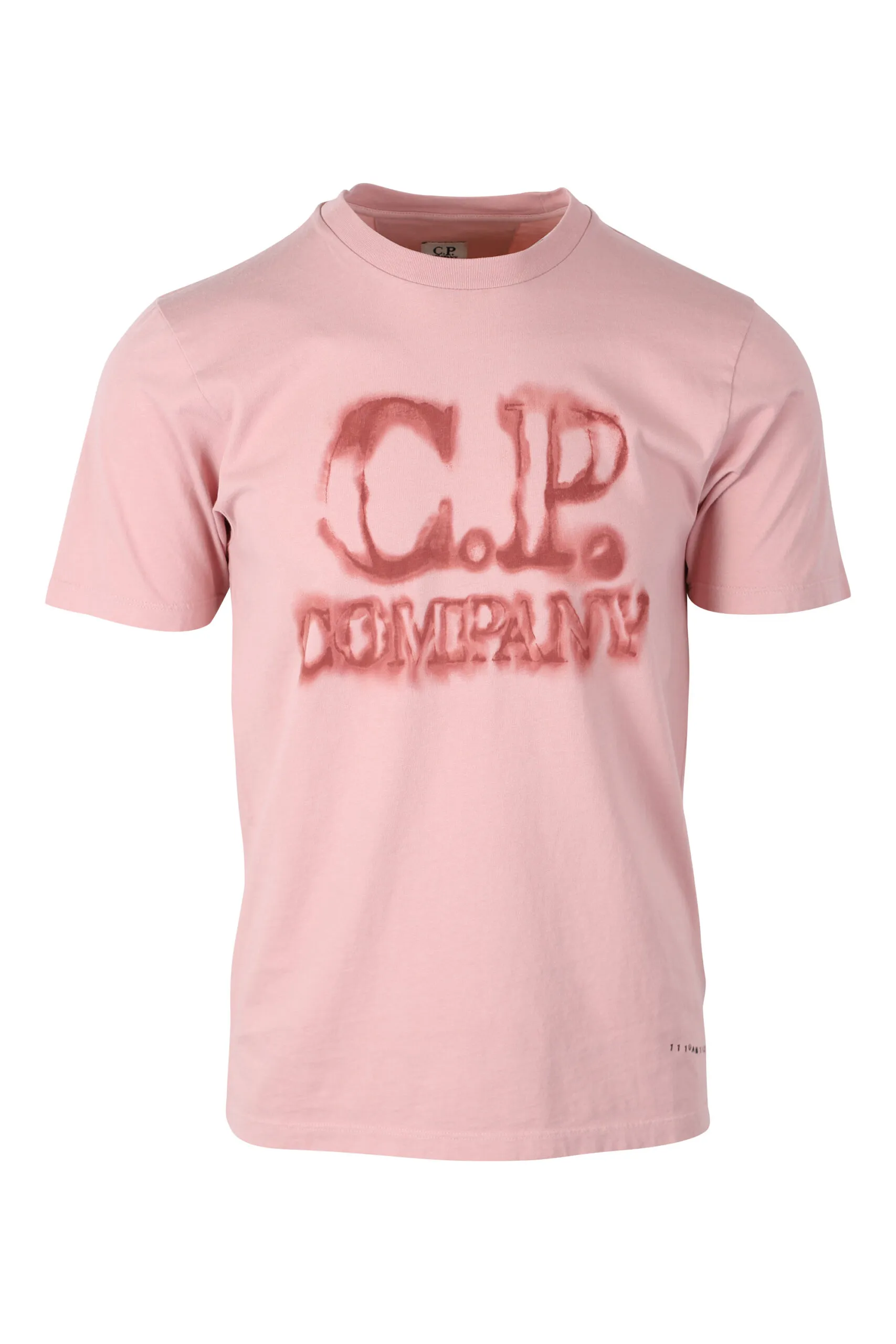 Camiseta rosa con maxilogo 