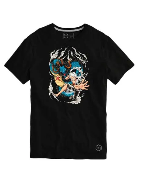 Camiseta TYS 'Dragonwar' Negro