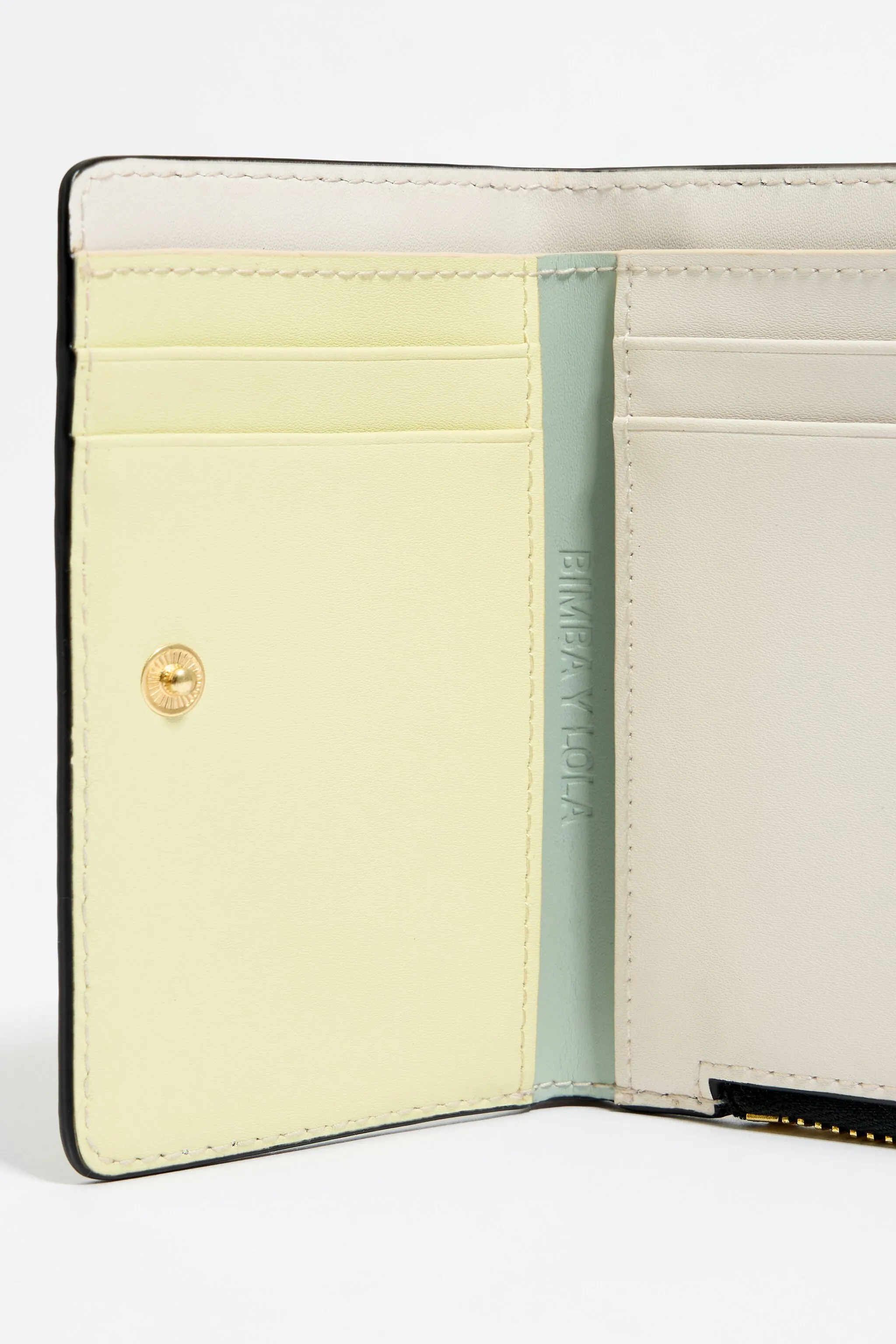 Cartera rectangular piel negra
