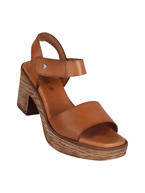 Cinzia Sandalias de mujer de piel con tacones