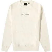 DAILY PAPER Raysan Crew Neck Sweater "Birch White"