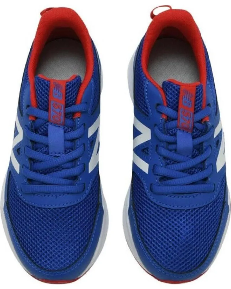 Deportivas NEW BALANCE  de Mujer y Niño YK570MR3  AZUL ELECTRICO-ROJO-BLANCO