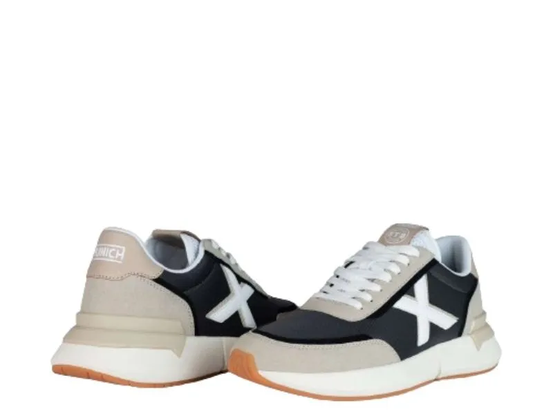 DEPORTIVO PARA HOMBRE MUNICH VERSUS 80 EN COLOR BEIGE-NEGRO 4173080