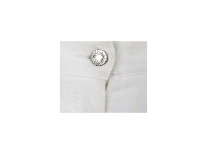 Dolce & Gabbana Pantalones florales adornados Blanco 