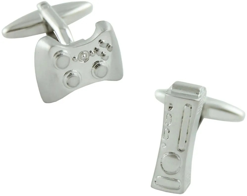 Gemelos para camisa xBox 360 Plateada