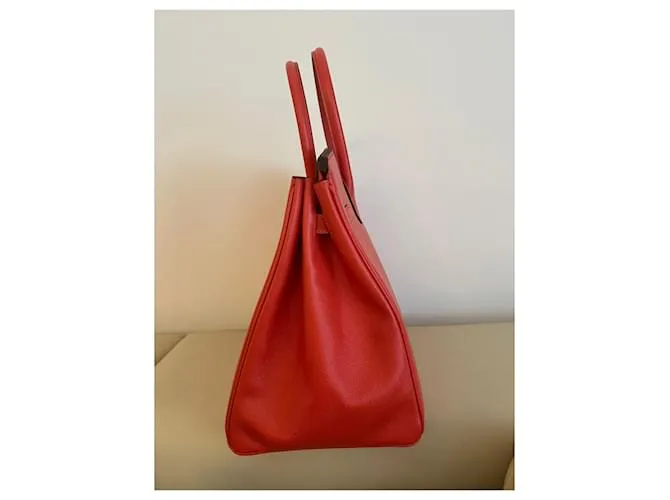 Hermès Birkin 35 epsom Rose Jaipur Rosa Roja 
