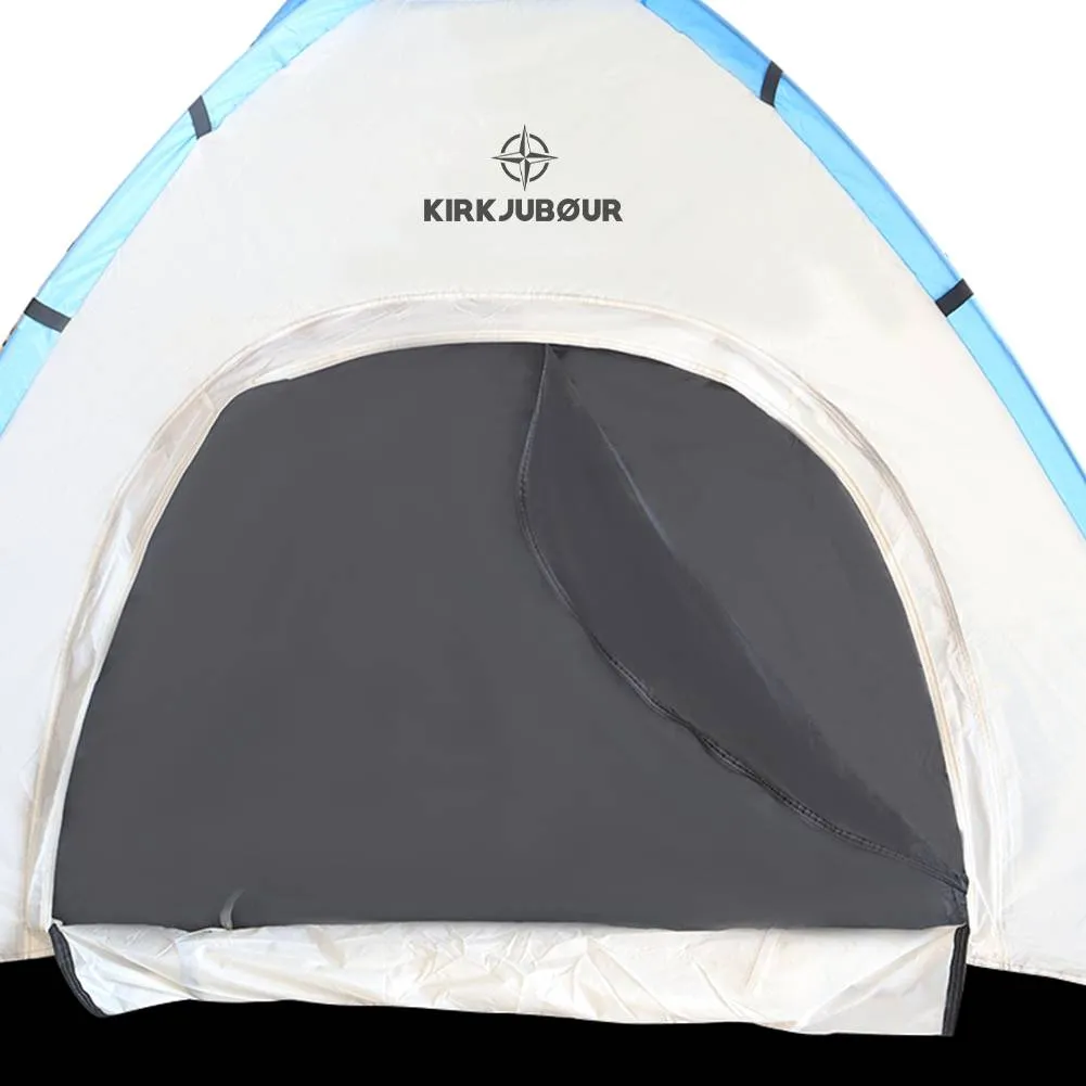 KIRKJUBØUR® "Vindr" Camping 2 personas Tienda de campaña blanco