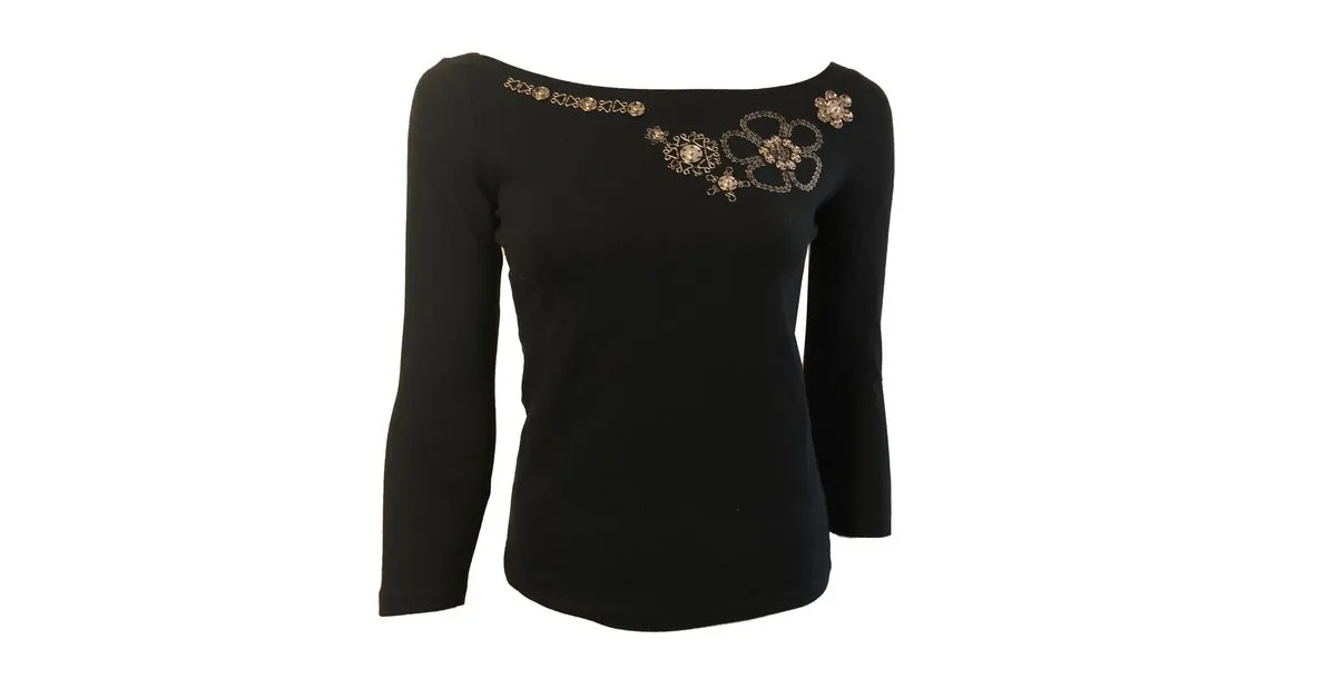 Moschino Cheap And Chic Tops Negro 