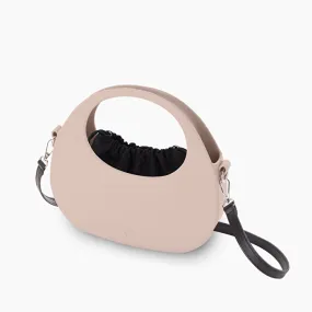 O bag oblò smoke pink y negro