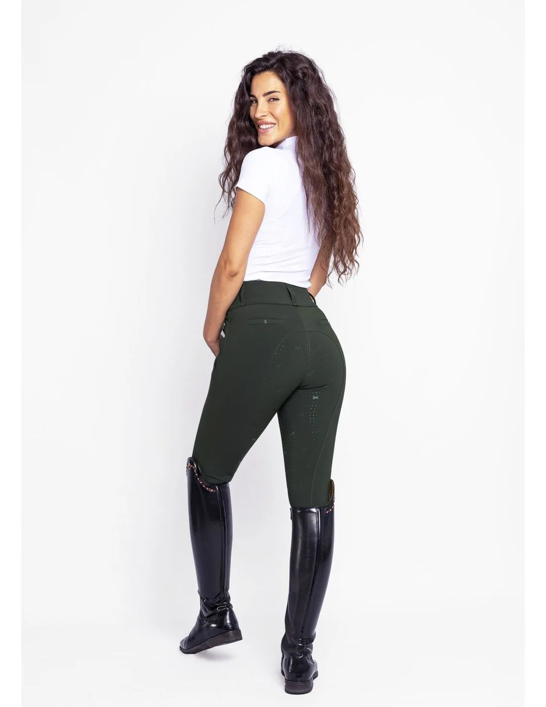 Pantalón de montar Honour Breeches Verde Oscuro Maximilian