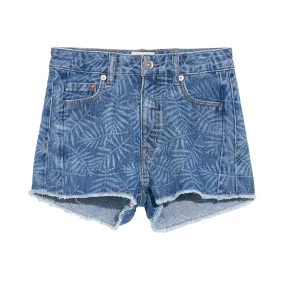 PINA - Short vaquero estampado en azul