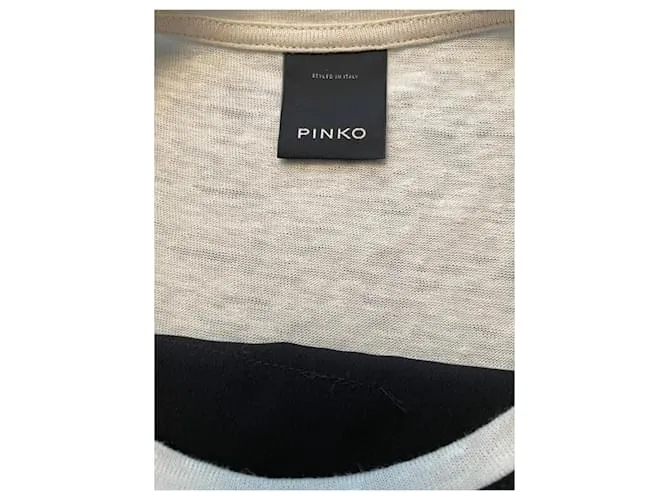 Pinko Tops Negro Beige 