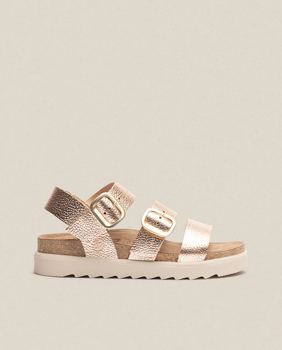 Sandalia de plataforma Tunez 127 rosa