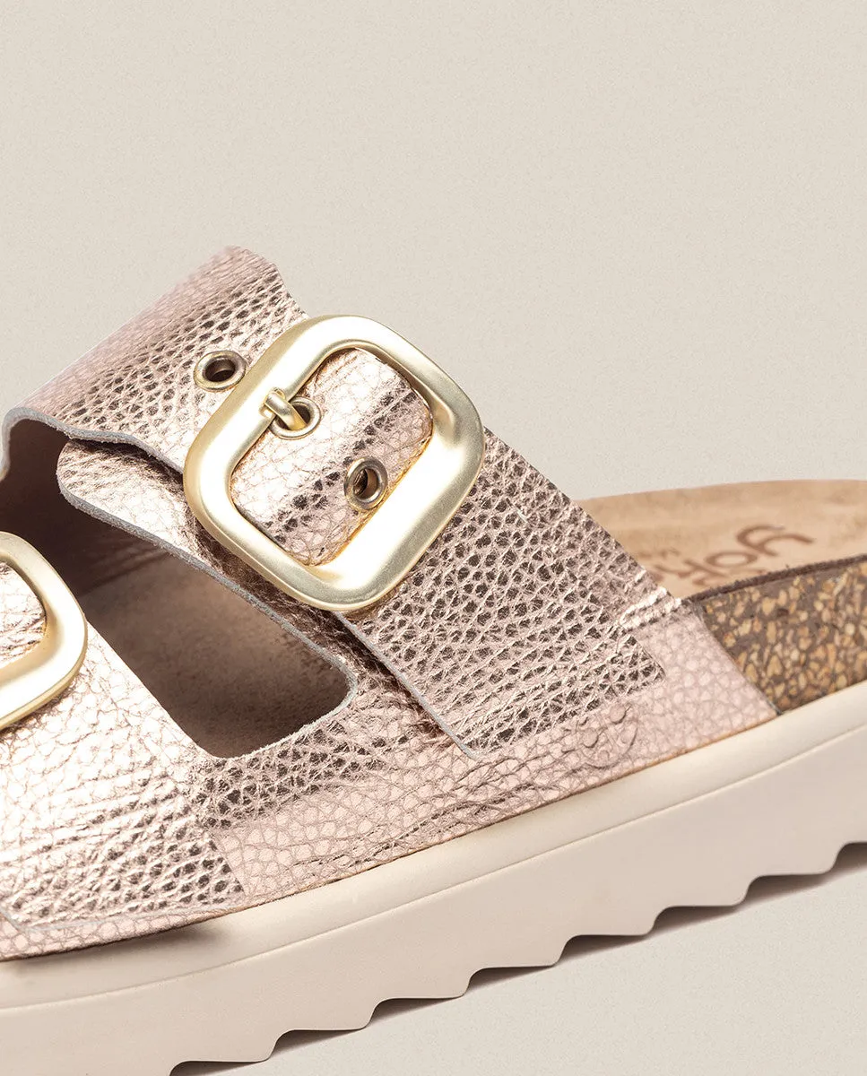 Sandalia de plataforma Tunez 130 rosa
