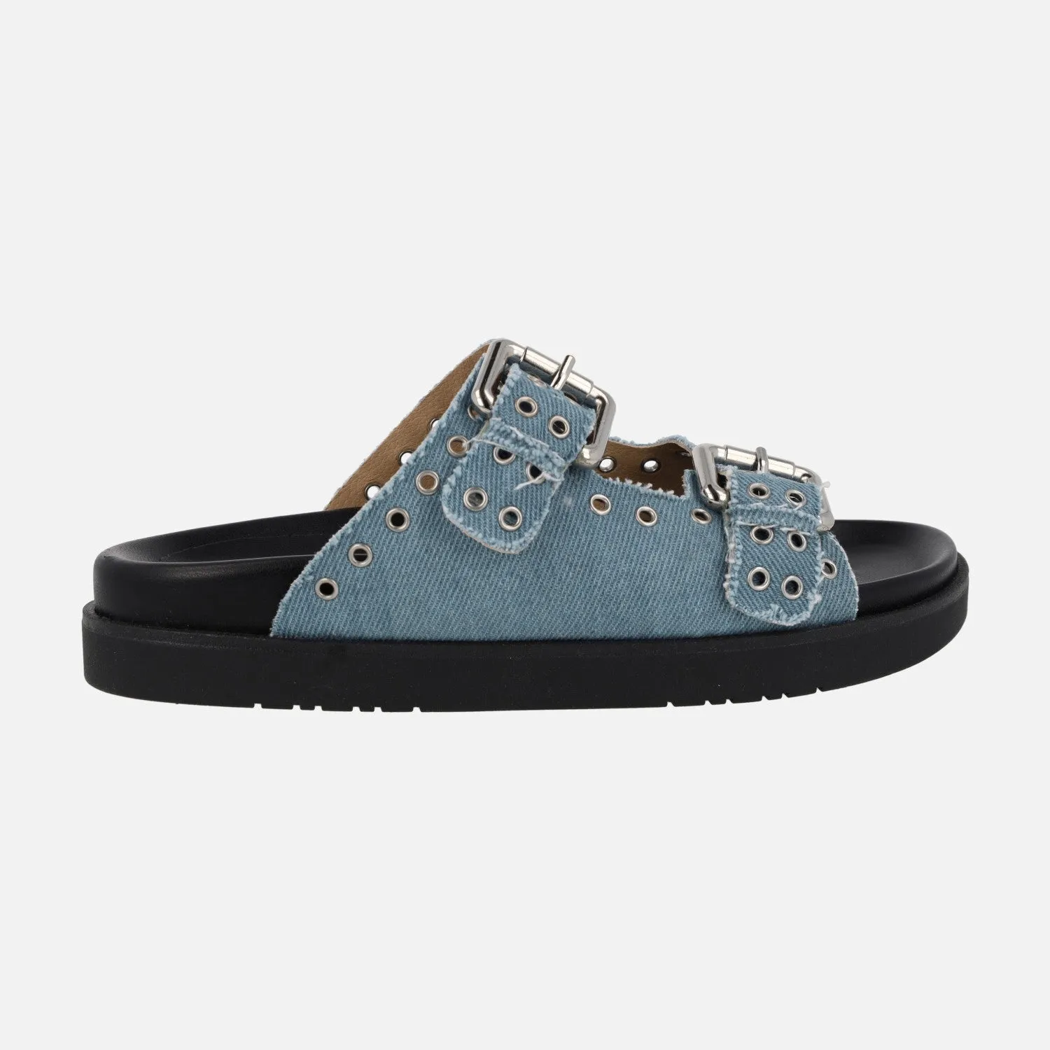 Sandalias bio Dara con hebillas y remaches