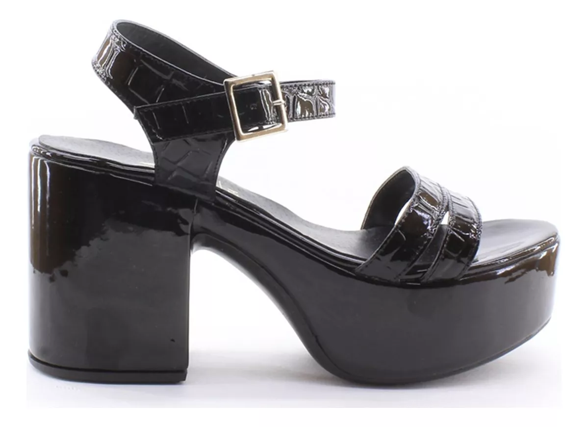 Sandalias Plataforma Dama Mujer Akita A2395 Comodas Carg