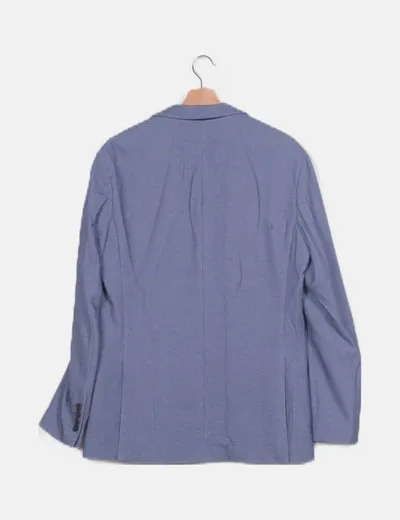 Selected Blazer azul jaspeada