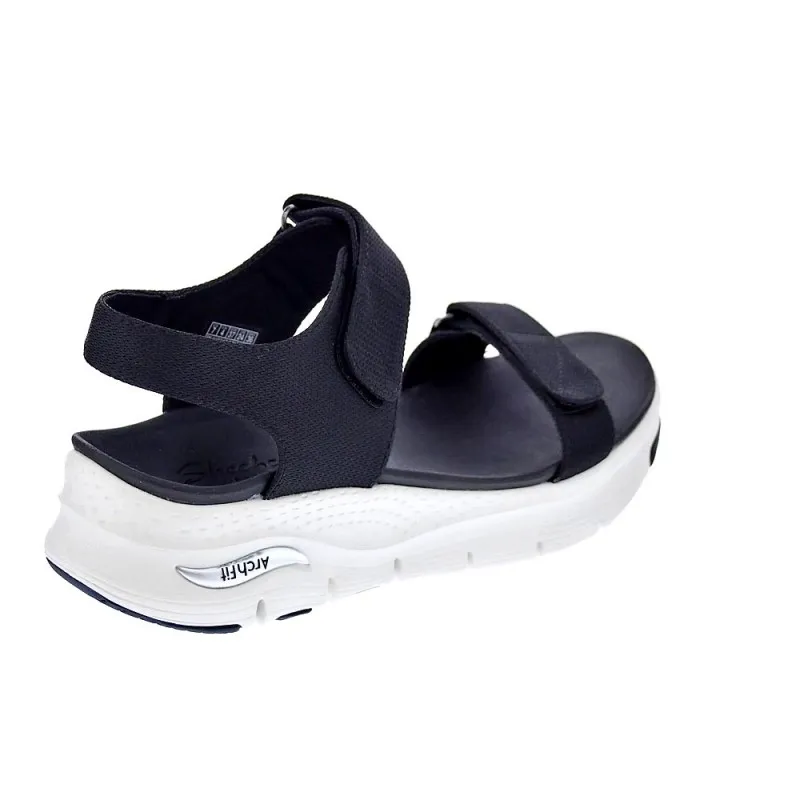 Skechers Sandalias Mujer Arch Fit Negro