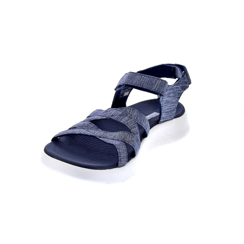 Skechers Sandalias Mujer Go Walk Azul