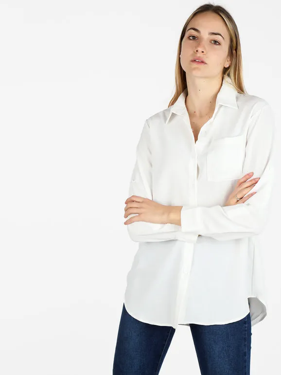 Solada Camisa de mujer oversize con bolsillo