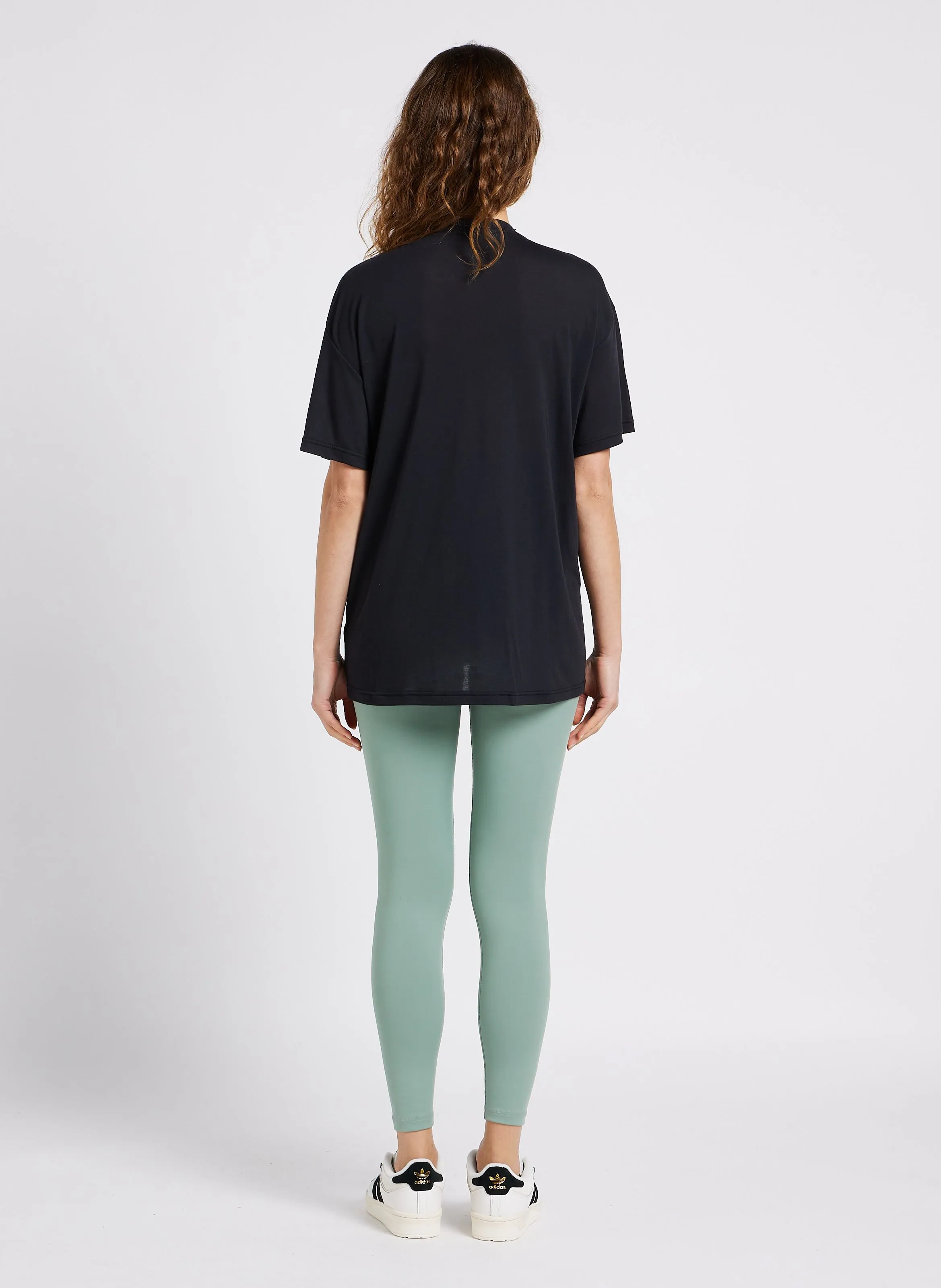 TE 78 TIG MAT - Legging deportivo de talle alto en verde