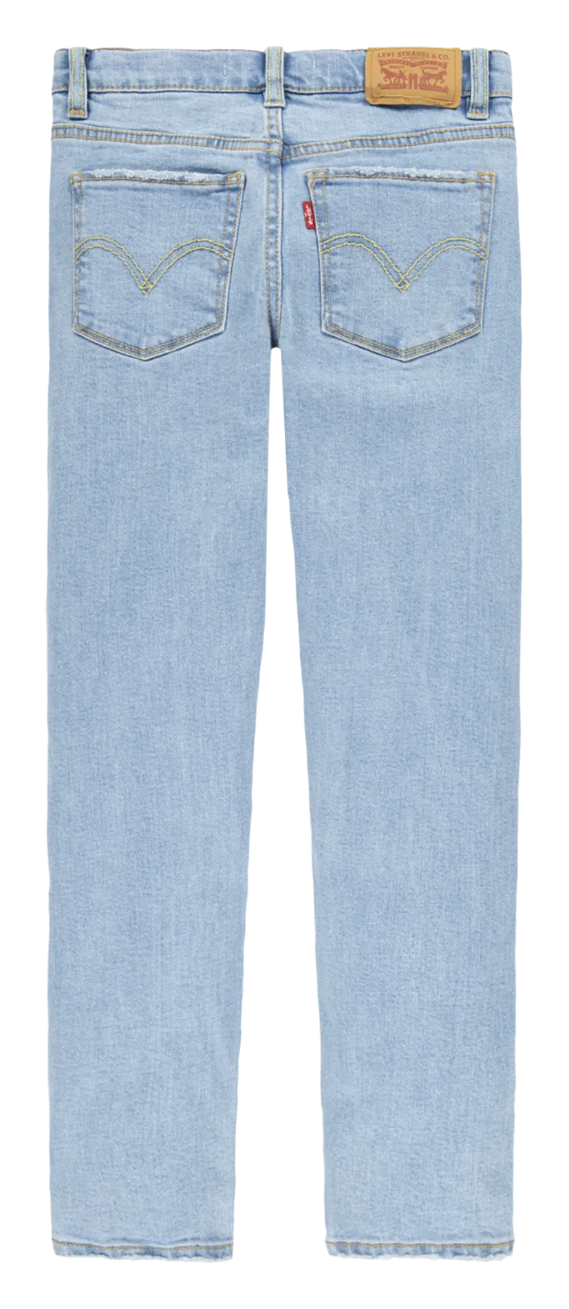 Vaquero slim desteñido en azul
