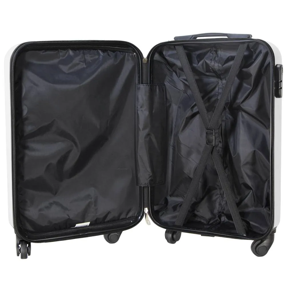 VERTICAL STUDIO "Västervik" Maleta Set de 3 20" 24" 28" blanco