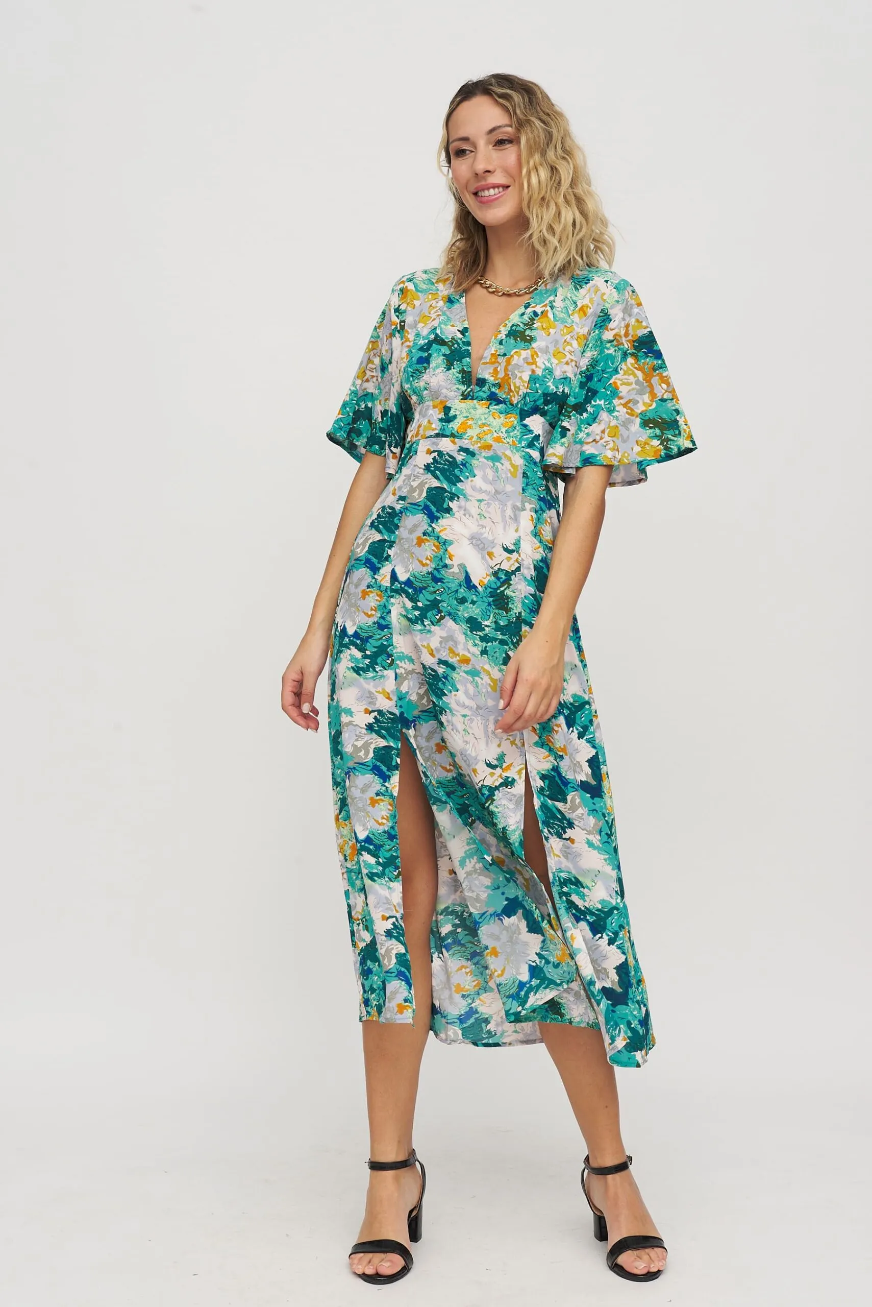 VESTIDO ROSUE VERDE